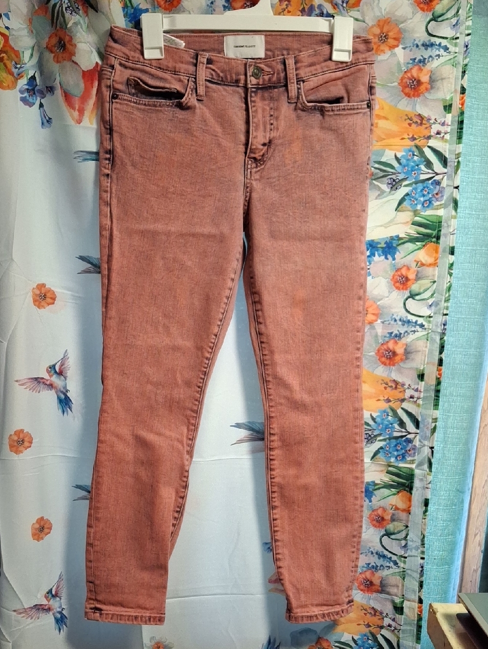 Current/Elliott Rose Pink Skinny Jeans Size 28